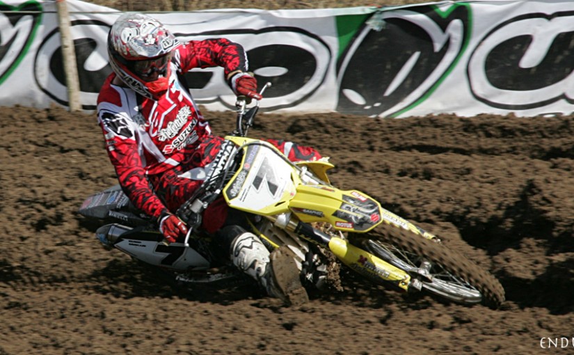 Crockstar gave the crowd a home grown victory in moto two...