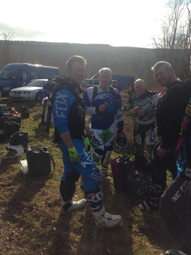 Boys posing