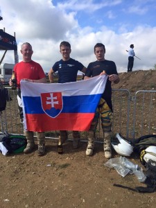 Philip Caldwell, Jordan Scott and Seamus Muldoon at ISDE 2015